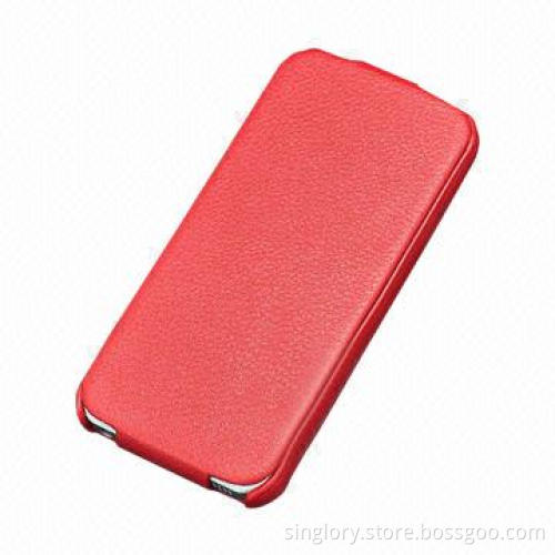 High-grade Litchi Texture Leather Case for iPhone 5S, Easy to Install and Take Out